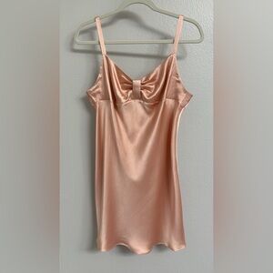 Victoria's Secret Angels Satin Slip Dress in Light Pink Size Large